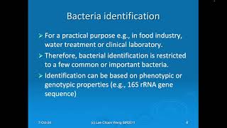 20241007 SIR2011 Introduction to Bacteriology [upl. by Ardnekahs324]