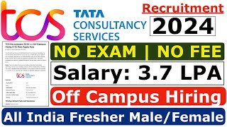 TCS Recruitment 2024 TCS hiring Freshers  Latest Hiring  TCS JOBS  OFF Campus Placements  jobs [upl. by Nandor]