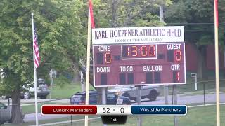 Dunkirk Marauders Vs Westside Panthers Midget JV football September 9th 2023 [upl. by Lepley740]