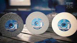 Bench grinding wheels PFERD [upl. by Aiuqal663]