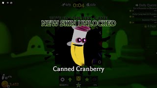 How To Get Canned Cranberry Banana Skin  Roblox Banana Eats Codes 2024 [upl. by Dilisio]