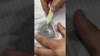 The process of removing 🩸 stains at a dry cleaners stainremoval howto shorts [upl. by Eisyak806]