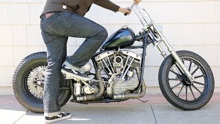 SampS Shovelhead Startup  Lnspltblvd [upl. by Mikiso]