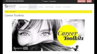 ASCP Career Toolkits [upl. by Martynne911]