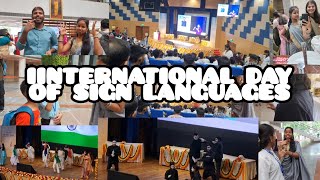 International Day of Sign Languages I we were enjoyed cultural deaf festival [upl. by Eeramit]