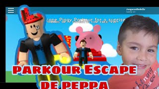 Escapa de Peppa Obby Parkour en Roblox  Surprise Roblox  Juega con Rodolfo [upl. by Rolanda]