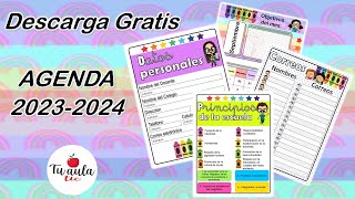 🎉📔 ¡Nueva Agenda Descargable Organiza Tu Vida con Nuestra Agenda y Planificador 🆓🗓️ [upl. by Lew]