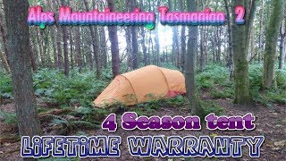 Alps Mountaineering Tasmanian 2 Lifetime Warranty 4 Season Winter Tent For BushcraftWild Camping [upl. by Demahum]