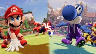 Mario Strikers Battle league  Mario Vs Yoshi [upl. by Hada798]