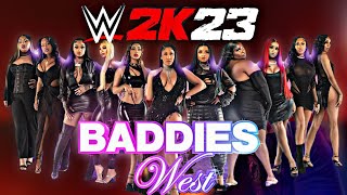 BADDIES WEST RUMBLE  WWE 2K23 Gameplay [upl. by Euginom]