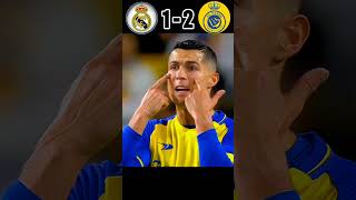 Real Madrid Vs Al nassr 24 Final score highlights ronaldo Vs vinicius mbappe shorts football [upl. by Asiulairam]