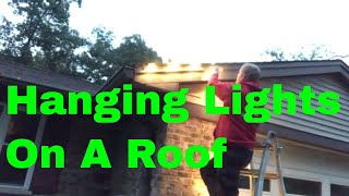 How To Install Christmas Lights On A Shingle Roof [upl. by Auerbach]