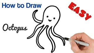 How to Draw an Octopus for kids super easy [upl. by Kumar]