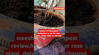 meesho vermicompost reviewhow to put vermicompost on plantsshorts youtubeshorts gardningplants [upl. by Jsandye8]