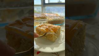 TURKISH SPONGE MILK CAKE WITH CARAMEL dessert turkishfood [upl. by Nadual]