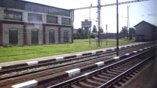 A train ride in Slovakia Nove Mesto n Vahom  Liptovsky Mikulas in passenger view part22 [upl. by Ahsilem]