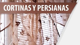 Cortinas y Persianas Según los Espacios  Tips para Decorar [upl. by Ecienahs]