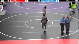 220 Daniel Pena vs Masur AbdulMalik [upl. by Biel]