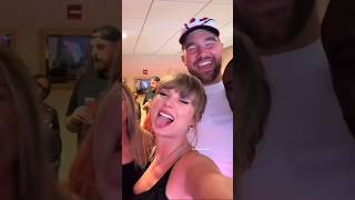 Taylor Swift and Travis Kelce partying in the suite after chiefs vs broncos game [upl. by Ahsirk]