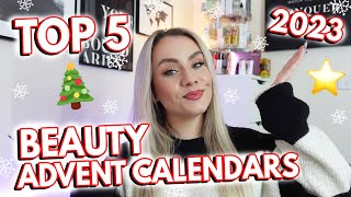 TOP 5 BEAUTY ADVENT CALENDARS 2023  BEST BEAUTY ADVENT CALENDARS 2023  MISS BOUX [upl. by Nybor220]