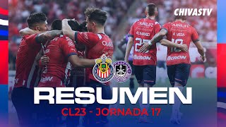 RESUMEN ¡LOS 4 GOLES DE CHIVAS AL MAZATLÁN  JORNADA 17  CLAUSURA 2023  LIGA MX [upl. by Ollie173]