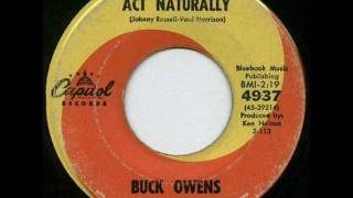 Buck Owens amp the Buckaroos  Act naturally 1963 [upl. by Ellednahc]