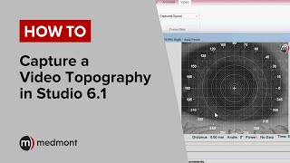 How To  Capture a video topography with your E300 Studio 61 [upl. by Anaz]