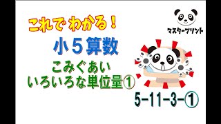 小5年算数「こみぐあい いろいろな単位量あたり①」51131 [upl. by Branen228]