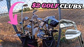 I Bought way to many 2 Golf Clubs at the Flea Market [upl. by Etterraj]