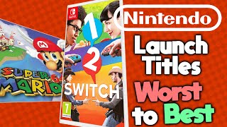 Ranking Every Nintendo Launch Title [upl. by Alfy431]