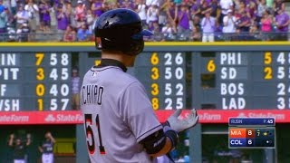 Ichiro triples for his 3000th hit [upl. by Lsil]