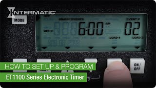 How to Set up and Program the ET1100 Series Electronic Control Time Switch [upl. by Marquez]