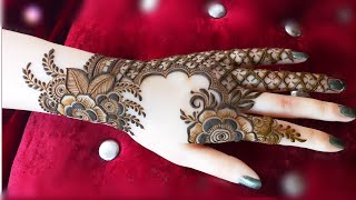 Back Hand Mehndi Design  Eid Mehndi designs  bridal mehndi  mehandi  mehndi ke design  mehendi [upl. by Pylle]