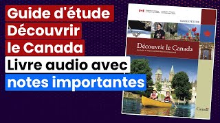 Guide détude Découvrir le Canada Livre audio avec notes importantes [upl. by Bitthia]