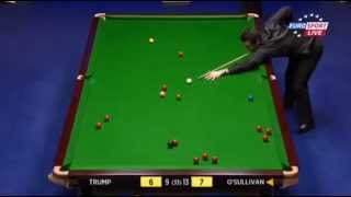 Ronnie OSullivans obscene gesture  Snooker World Championship 2013 [upl. by Odlanar743]