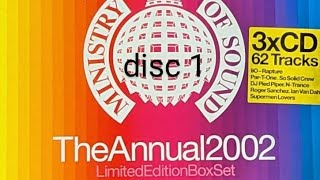 MINISTRY OF SOUND annual 2002 disc 1 [upl. by Aderf974]