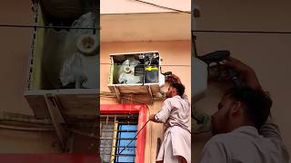 Ac Service at Home with Self MadeAC SERVICE KAISE KARTE HAI shortsfeed shortsvideo shortsviral [upl. by Enej310]