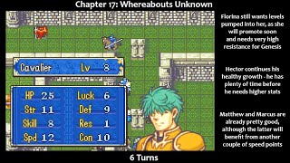 FE7  Defeat All Enemies Least Turns  Part 10 Chapter 17 All Chapters LynHector Hard [upl. by Noramac]