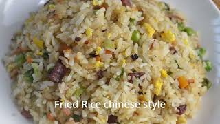 Chinese style fried rice fried rice recipe easy and quick recipe [upl. by Lord]