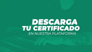 Descarga tu certificado en nuestra plataforma [upl. by Pattin]