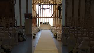 The Ceremony Barn at Colville Hall White Roding Essex [upl. by Lattonia]