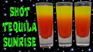 Shot Tequila Sunrise Fácil [upl. by Adachi783]