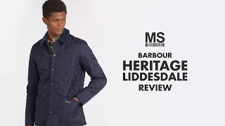 Barbour Heritage Liddesdale Quilted Jacket Review by Michael Stewart Menswear [upl. by Anahahs]