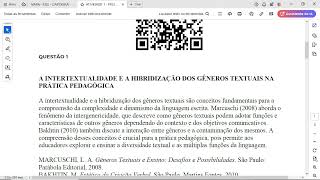 Discuta como a compreensão desses conceitos pode enriquecer o ensino de gêneros textuais proporci [upl. by Dorin]