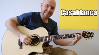 Casablanca  Fingerstyle Guitar Cover [upl. by Omolhs]