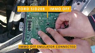 Ford Transit Connect SID208 IMMO OFF EMULATOR [upl. by Kerri729]