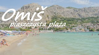 Omiś piaszczysta plaża Velika Cetina atrakcje w Omiš mieście piratów w Dalmacji  Chorwacja autem [upl. by Akinnor]