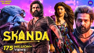 Ram Pothinenis  SKANDA  New Released South Indian Hindi Dubbed Movie 2024  Sreeleela [upl. by Jillana]