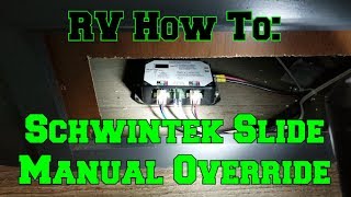 RV How To Schwintek Slide Manual Override [upl. by Arriet]