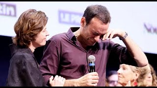 Anthony Delon en deuil l’acteur fond en larmes à Lyon lors d’un hommage à son père [upl. by Llerref]